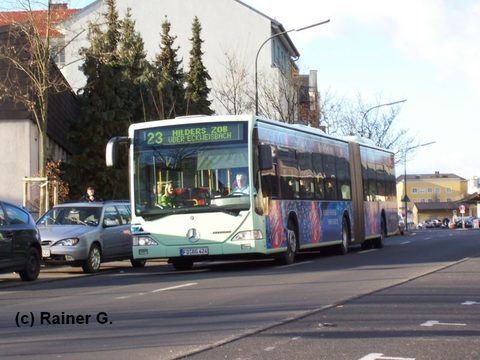 FD-BG 424: Auch er ist für Rhön Sprudel im Einsatz. Hier von Rainer erwischt im Januar 2008  => Jasper, Hamburg