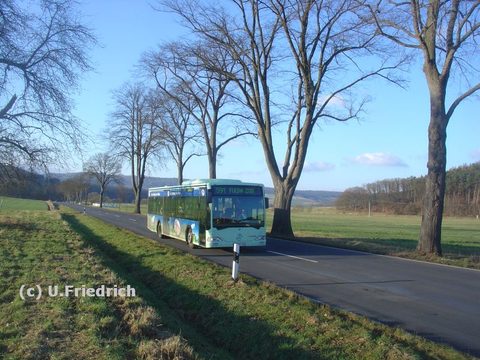 Am 2. Januar 2008 machten Rainer und ich gemeinsam einen Ausflug. Hier FD-BG 402 kurz vor Hemmen, unterwegs Richtung Fulda ZOB