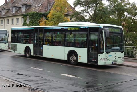Ohne Werbung bei einer Pause am ZOB im Oktober 2010