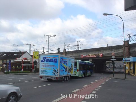 ... und fuhr weiter Richtung Innenstadt