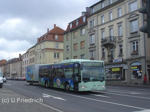 Unverhofft kommt oft: Am 1.Mai 2008 tauchte er plötzlich auf Dienstfahrt in der Leipziger Straße auf