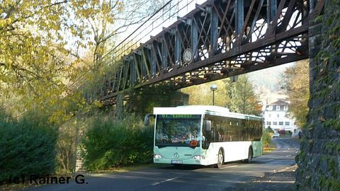 Ein Jahr später, im Oktober 2011 in Bad Salzschlirf auf dem Weg nach Großenlüder auf Linie 61 - eine Aufnahme von Rainer