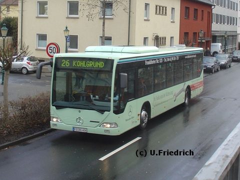 Im Dezember 2007 in der Kurfürstenstraße auf dem Weg zum ZOB