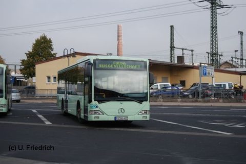 Mitte Oktober 2010 stand er dann ohne Werbung am ZOB