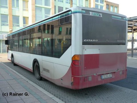 Blick von hinten. Neben diesem Bus ist auch FD-BG 410 seit Februar 2011 in neuem Outfit unterwegs