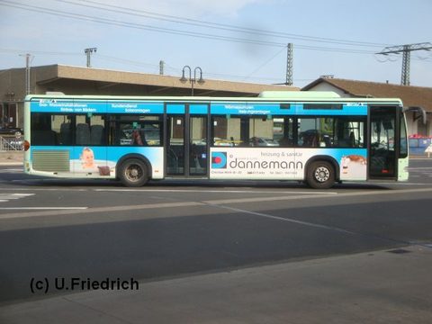 Ab September dann mit Werbung für die Firma Dannemann Heizung & Sanitär
