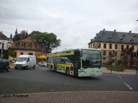 Aus der Burgenstadt Schlitz kommend biegen wir in die Schloßstraße ein