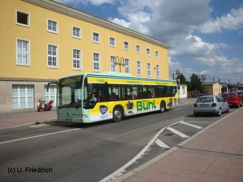 Auf dem Weg nach Hilders in der Rhön geht es vorbei am Fuldaer Bahnhof
