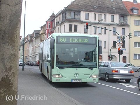 Unterwegs in der Kurfürstenstraße Richtung ZOB