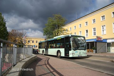 Ende Oktober vor dem Fuldaer Bahnhof