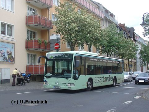FD-BG 414 durchfährt im Mai 2007 die Heinrichstraße Richtung ZOB. Weitere Bilder hier  => HLB, Hofheim