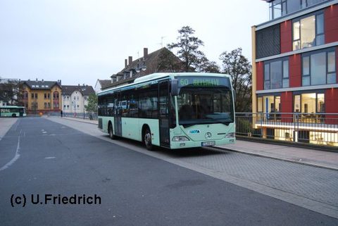Im November 2011 ohne Werbung während einer Pause am ZOB