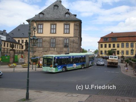 Wieder auf Linie 591, im Mai 2009 beim Abbiegen in die Pauluspromenade