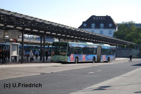 Am ZOB, ebenfalls im Jahre 2010