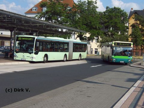 FD-BG 426 hier im Juni 2006 noch ohne Werbung am ZOB  Seit Dezember 2011 bei der Kraftverkehr Lauterbach (KVL), Kennzeichen VB-K 664