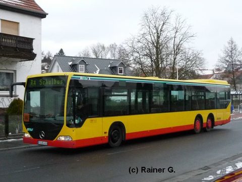 Rainer erwischte den Bus erstmals Anfang 2011 in Hosenfeld ...