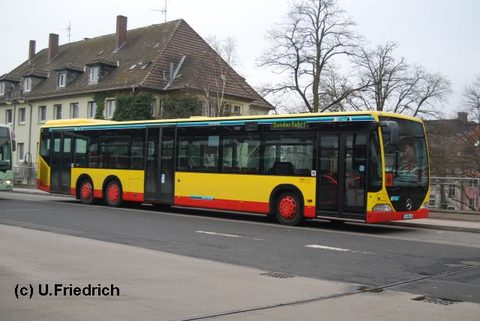 Ich selbst sah ihn im Februar 2011 am Fuldaer ZOB