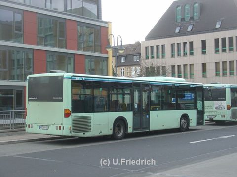 ... und der Bus war als einziger FBG-Bus ohne Werbung unterwegs