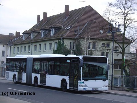 Im Februar 2007 während einer Pause am ZOB von vorne ...