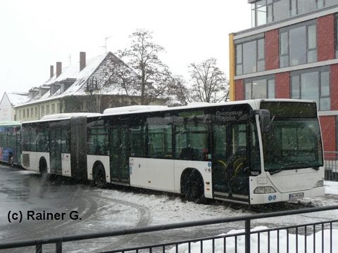 Im Januar 2010 wurde HH- HN 2643 bei winterlichen Verhältnissen von Rainer am ZOB erwischt
