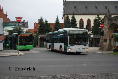 Im Sommer 2012 am Stadtschloß auf Linie 591