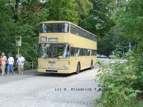Auch er ist ab und zu auf der Linie 218 anzutreffen