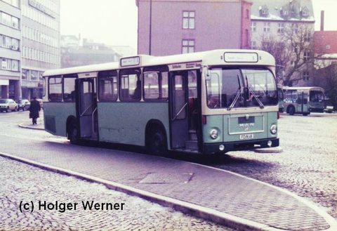   Wagen 10 am Stadtschloß auf Linie 5 nach Pilgerzell.  Die Aufnahme verdanke ich Holger Werner. Das Datum ist nicht bekannt