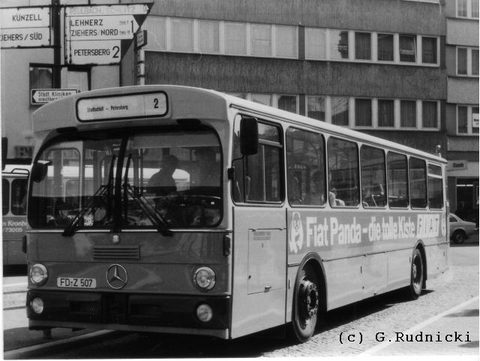 Noch kein Jahr alt: 1983 am Stadtschloß
