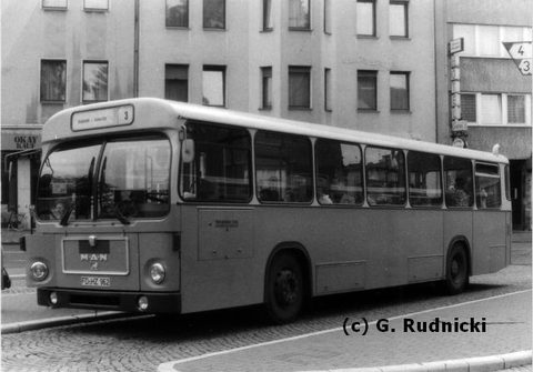 Wg 15 Bj. 1980 MAN SL 200 FD-HZ 962 A 1993 1980 wurden drei SL 200 angeschafft. Herr Rudnicki erwischte Wagen 15 im Jahre 1985 Photos aus den Jahren