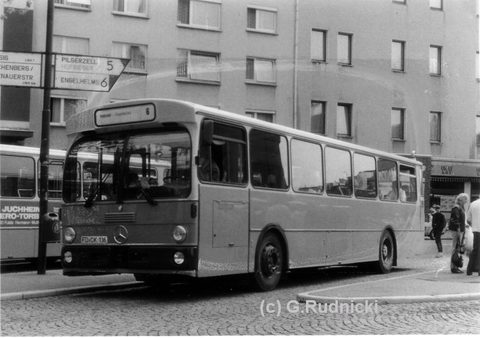 Wg 4 Bj. 1984 MB O 305 FD-CK 136 Wagen 4 auf Linie 6 nach Engelhelms: Da war er gerade einmal ein Jahr alt