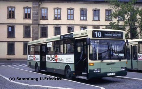 Ebenfalls 1992, ebenfalls im Einsatz auf Linie 10 Richtung Aschenberg
