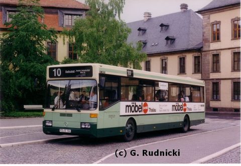 Wg 10 / 142 Bj. 1989 O 405 FD-JS 104 Wagen 10 im Einsatz auf Linie 10, ebenfalls erwischt von Herrn Rudnicki Hier gibt es eine weitere Aufnahme