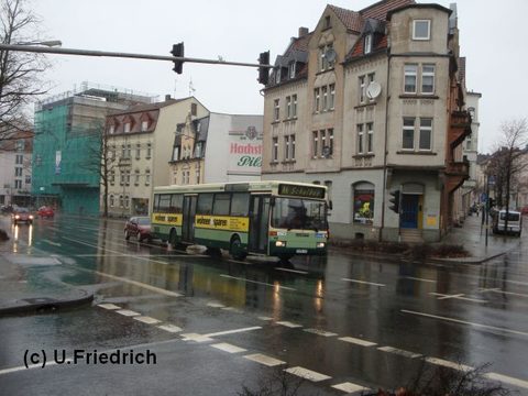 Im März 2009 in der Petersberger Straße
