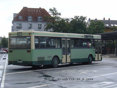 Nochmals August: Pause am ZOB. Der August 2006 war recht kühl und sehr naß
