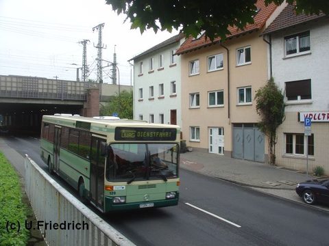 Im September 2007 auf Dienstfahrt in der Magdeburger Straße