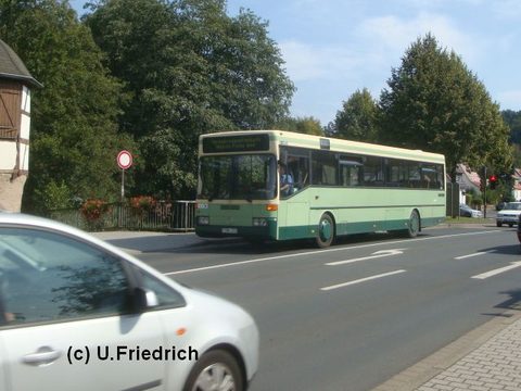 Im September 2009 im Einsatz bei der VGF - Verkehrsgesellschaft Region Fulda mbH - in Schlüchtern erwischt