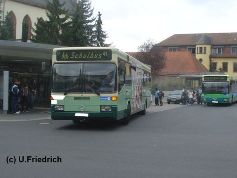 August 2008 mit Traffic-Board für Licher Bier am Stadtschloß