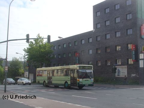 Im September 2008 auf Dienstfahrt in der Leipziger Straße