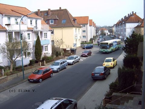 Im März sah Silke ihn um die Ecke biegen und drückte aufs Knöpfchen: Als einer von zwei Bussen warb er für das Bundesland Hessen: