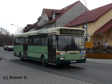 Im März 2009 sag Rainer den Bus in Edelzell