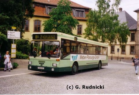Wg 58 / 147 Bj. 1993 SL 202 FD-N 862 Herr Rudnicki photografierte Wagen 147 im Sommer 2000 am Stadtschloß. Vier Jahre später, im Februar 2004 brach wä