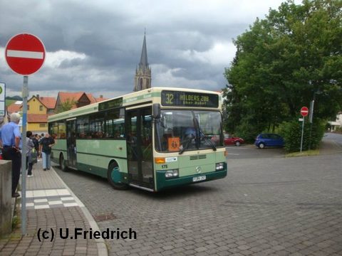 Im Juli 2009 im Rhönstädtchen Tann  Ebenso wie FD-N 272 (177) und FD-N 303 (178), die allerdings inzwischen beide in Weiß umlackiert sind, ist er nun 