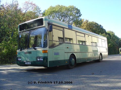 Wg 56 / 178 Bj. 1993 O 405 FD-N 309 Wagen 178 wurde 2005 bei der ÜVG ausgemustert und an die ÜBG abgegeben.   Weitere Photos von Wagen 178 gibt es hie