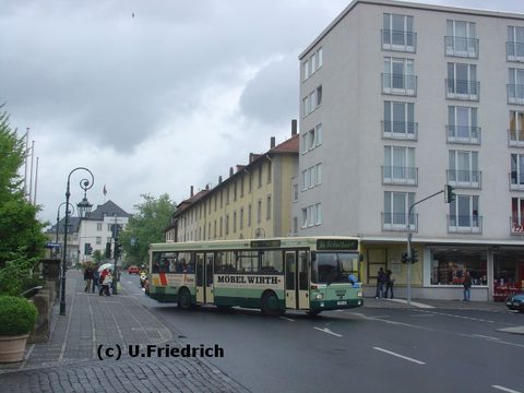 Zum letzten Mal in Fulda im Einsatz sah ich ihn im Schülerverkehr am 9.Mai 2007