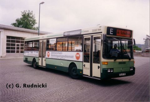 Wg 7 / 141 Bj. 1989 O 405 FD-JS 103 Wagen 7. Auch diese Aufnahme von 1992 stammt von Herrn Rudnicki  2000 --> an van Noy, Goch,  Kennzeichen: KLE-VN 1