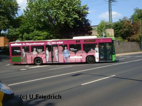 Hier auf dem Weg nach Ziehers Süd beim Einbiegen in die Petersberger Straße