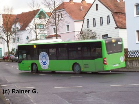 Beim Abbiegen in die Friedensstraße - eine Aufnahme von Rainer