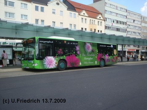 Der dritte im Bunde: FD-N 547, ebenfalls im Juli 2009, mit Werbung für das Fürstliche Gartenfest in Schloß Fasanerie