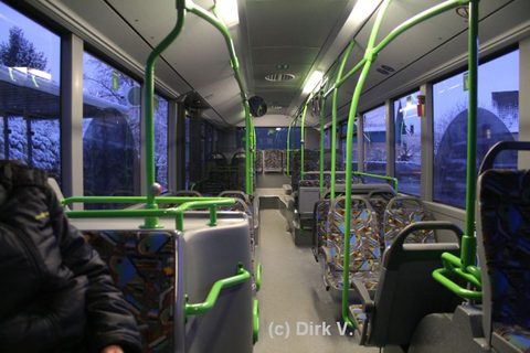 Und der Blick von vorne nach hinten