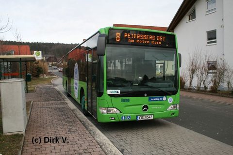 Im Februar 2009 erwischte ihn Dirk an der Endhaltestelle in Niesig